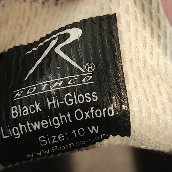 Men's Black Patent Uniform Shoes - Picture 8 of 8